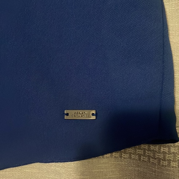 Armani Exchange AX Blouse XS blue and black - Picture 3 of 4